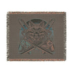 Xp wolf gamer warrior Woven Blanket