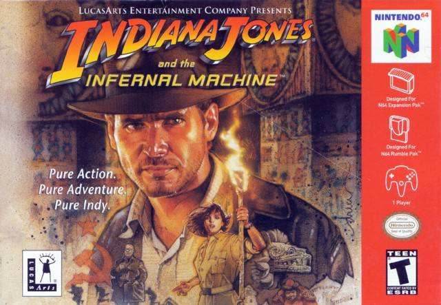 Indiana Jones Infernal Machine (Nintendo 64) - Game Manual Only