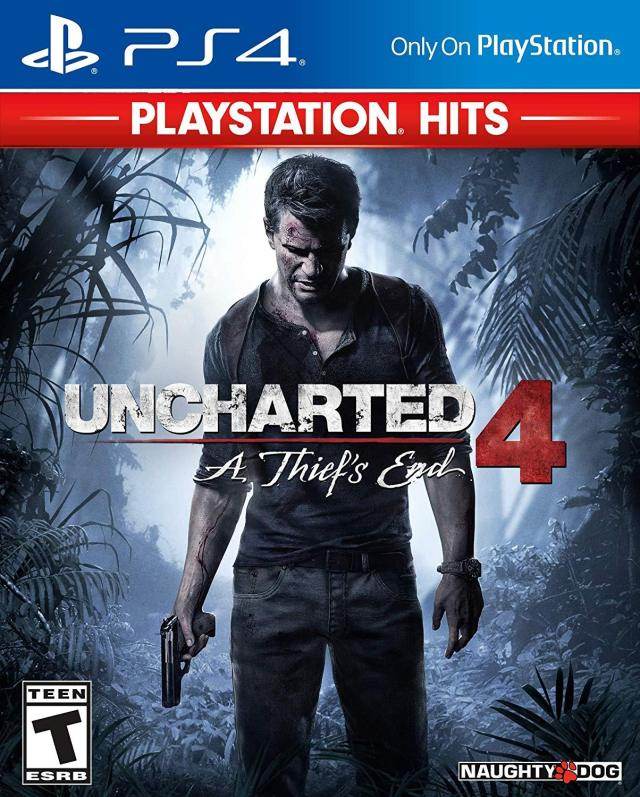 Uncharted 4: A Thief's End (Playstation Hits) (Playstation 4) - Game Manual Only