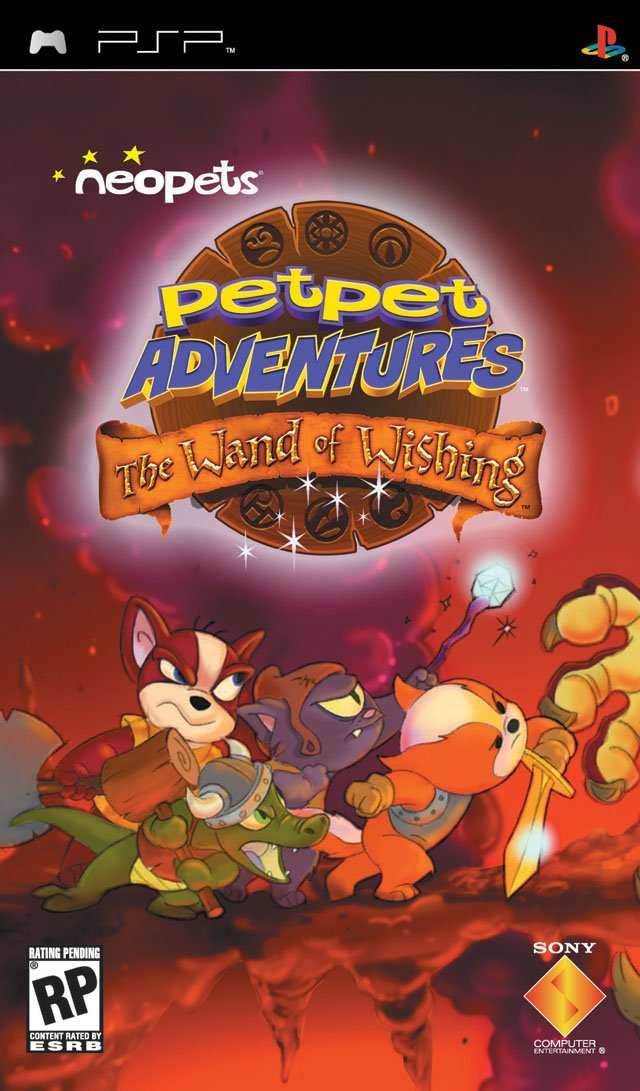 Neopets Petpet Adventures: The Wand of Wishing (PSP) - Game Manual Only