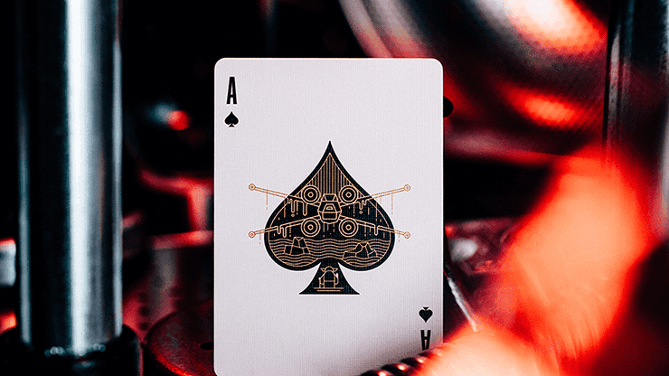 Star Wars Dark Side Silver Edition Playing Cards (Graphite Grey) by theory11 - 