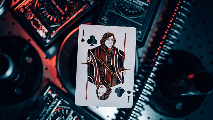 Star Wars Dark Side Silver Edition Playing Cards (Graphite Grey) by theory11 - 