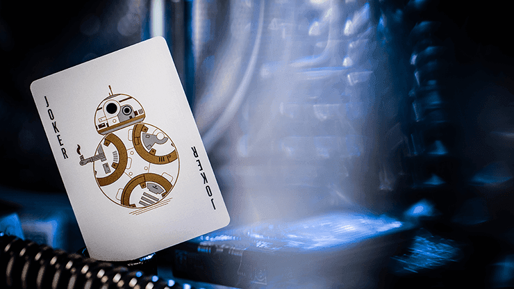 Star Wars Light Side Silver Edition Playing Cards (White) by theory11 - 
