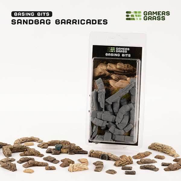 Gamers Grass Basing Bits: Sandbag Barricades - 