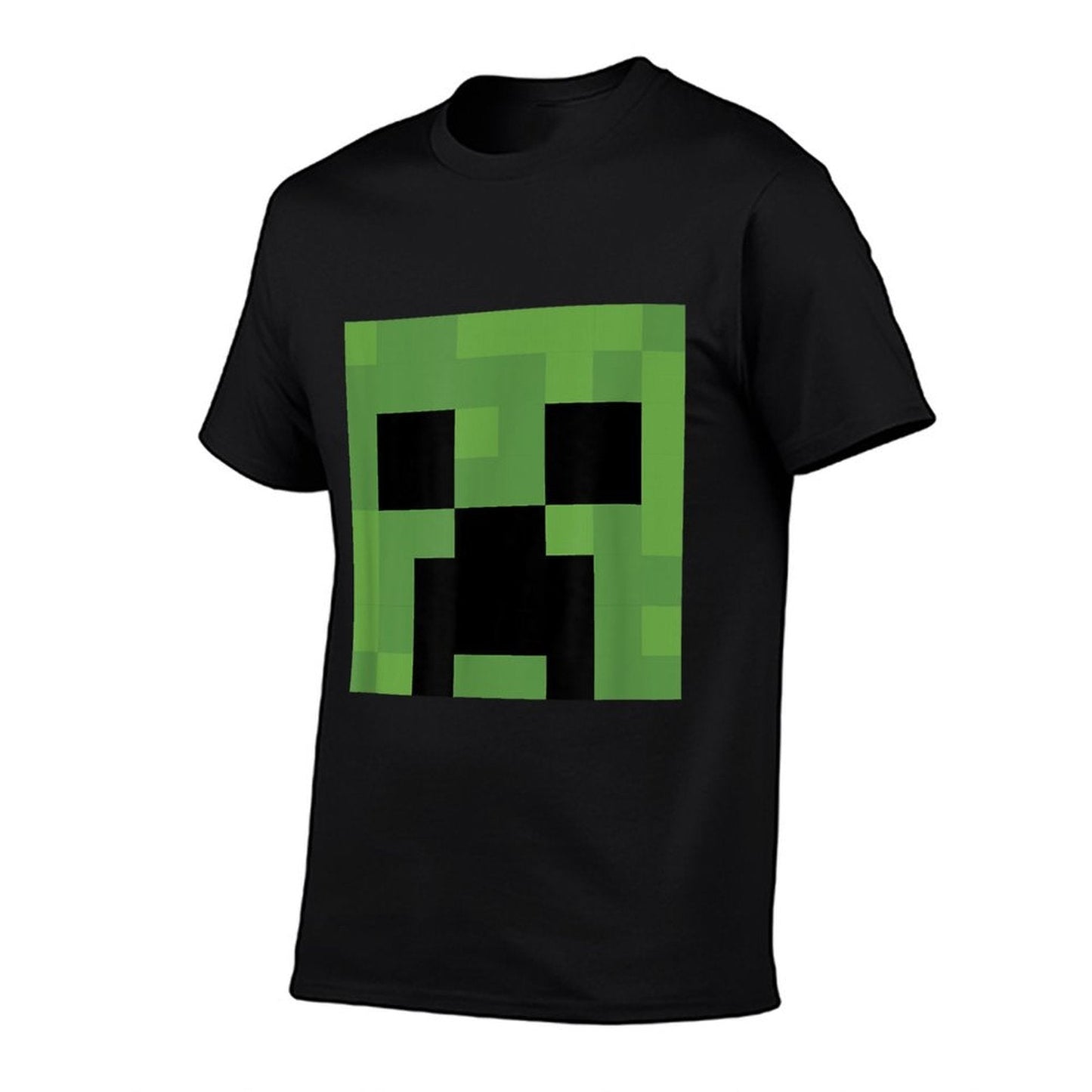 Minecraft Creeper Big Face  Polyester Blend T-Shirt