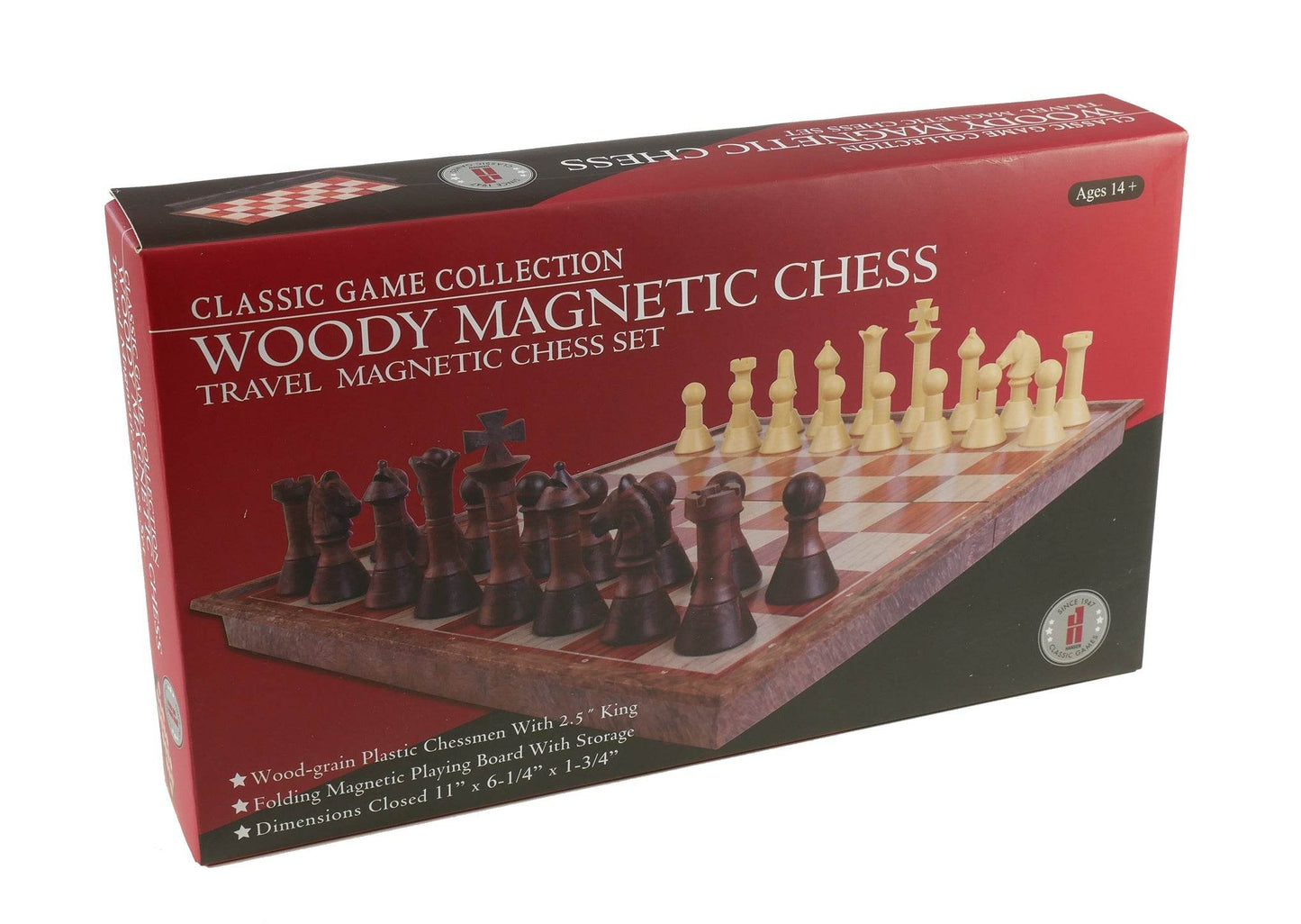 Chess Set - Folding Woody Magnetic Chess Set - 