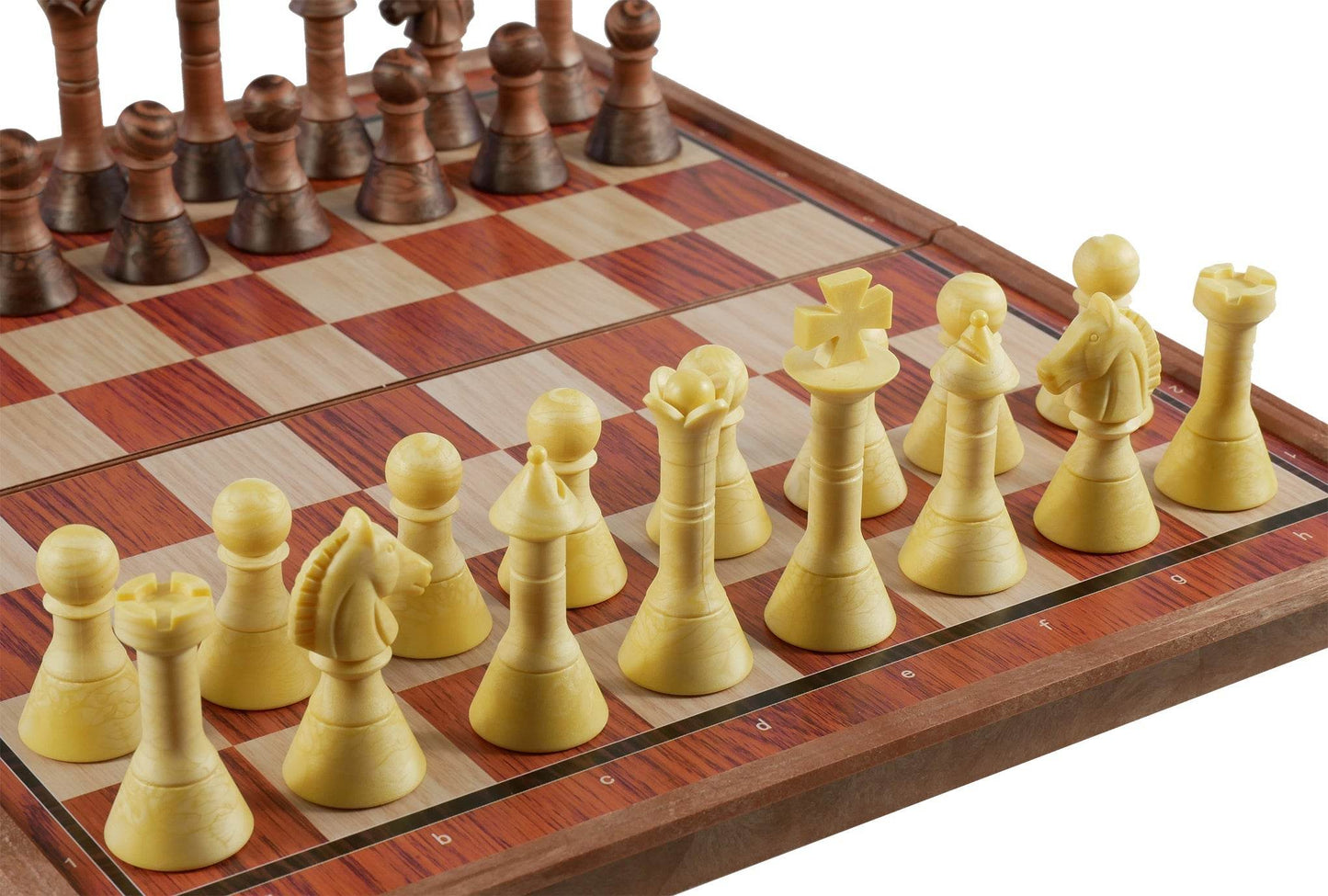 Chess Set - Folding Woody Magnetic Chess Set - 