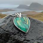 Scottish Heathergems Heart Necklace