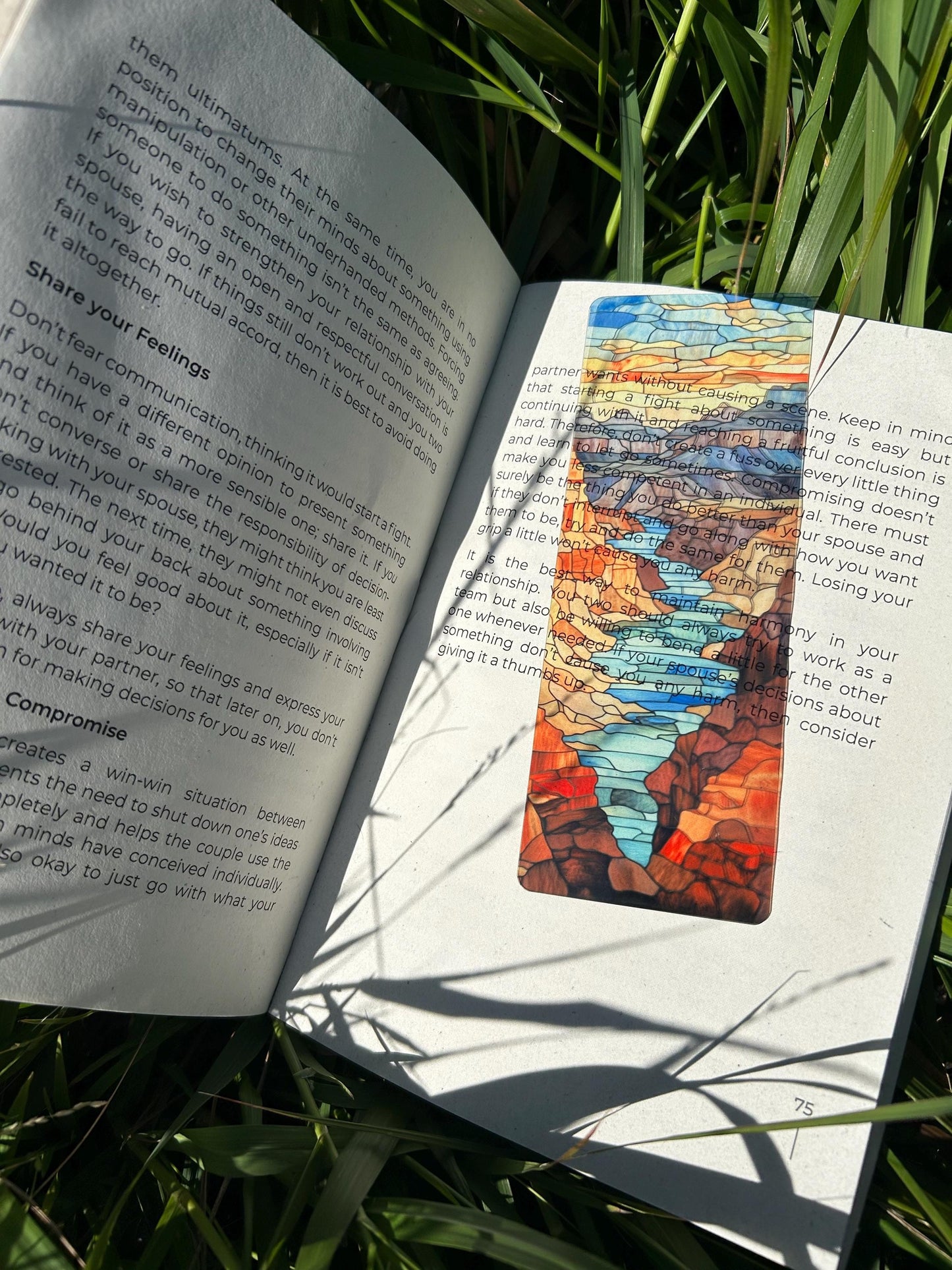 Grand Canyon Bookmark - Handcrafted Scenic Bookmark, Nature-Inspired Gift, Grand Canyon Souvenir, Unique gift