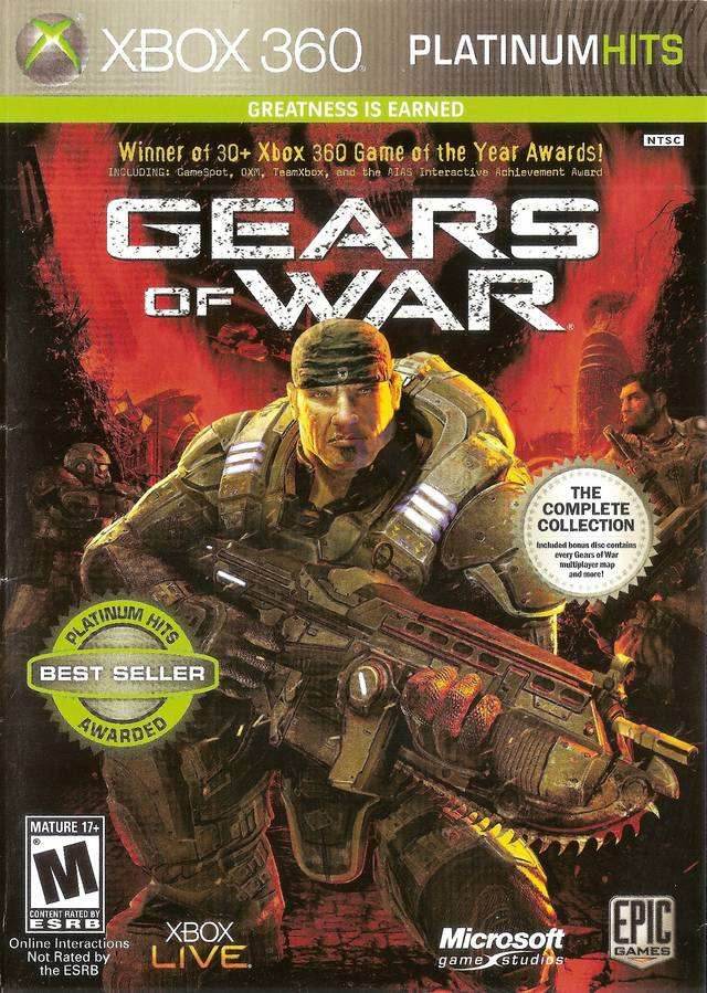 Gears of War Bonus Disc Edition (Platinum Hits) (Xbox 360) - Game Only