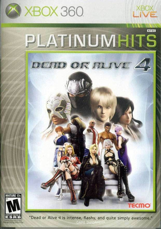 Dead or Alive 4 (Platinum Hits) (Xbox 360) - Game Manual Only