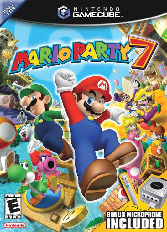 Mario Party 7 w/ Microphone (Gamecube) - Game & Microphone Only