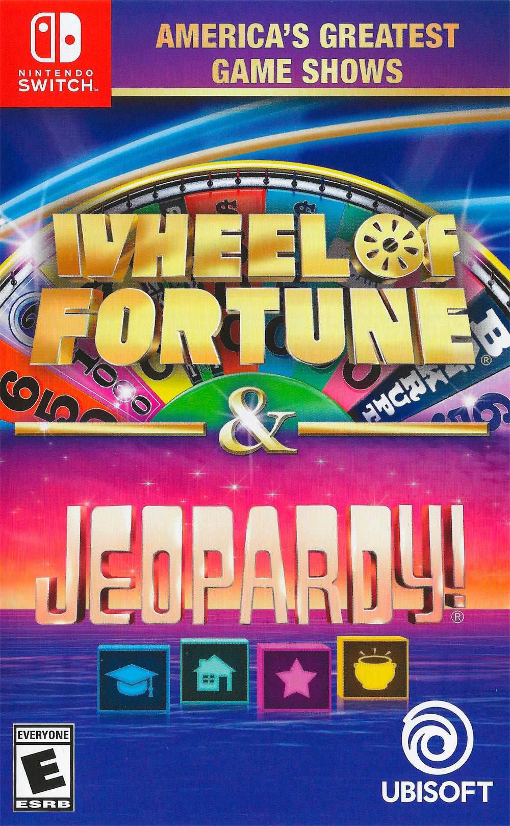 America's Greatest Game Shows: Wheel of Fortune & Jeopardy! (Nintendo Switch) - Game Manual Only