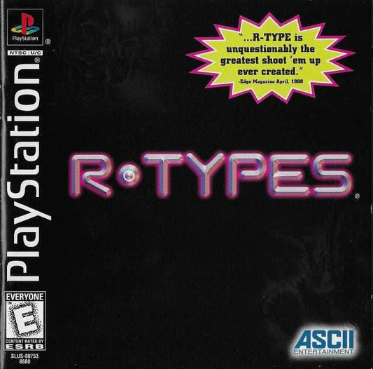 R-Types (Playstation) - Game Manual Only