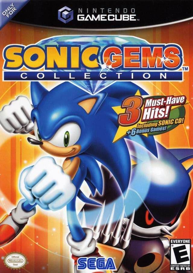Sonic Gems Collection (Gamecube) - Game Manual Only