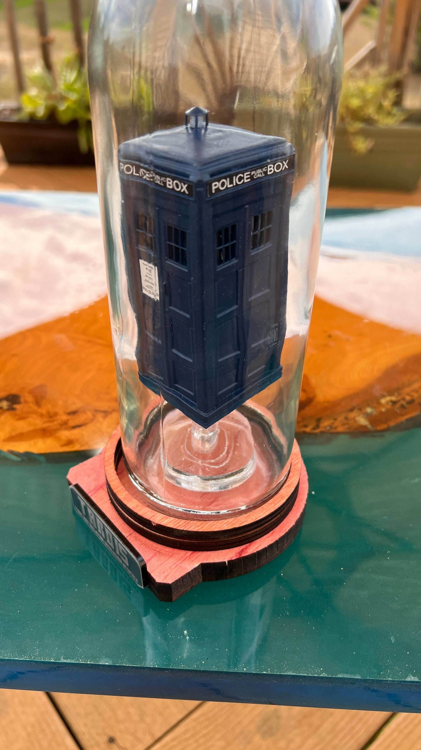 Doctor Who TARDIS in A Bottle - With Stand