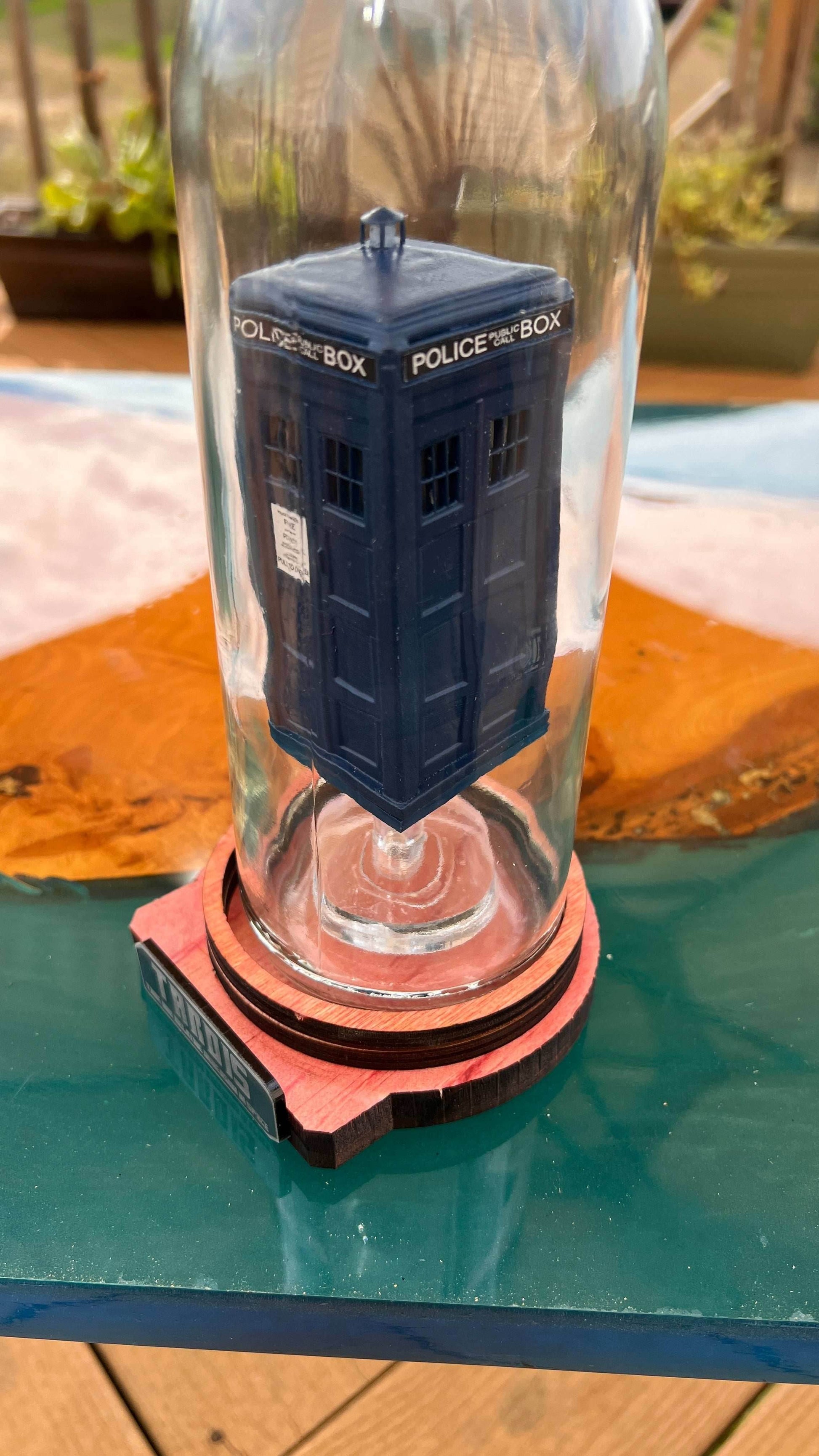 Doctor Who TARDIS in A Bottle - With Stand