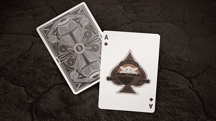 Mandalorian Playing Cards by theory11 - Silver
