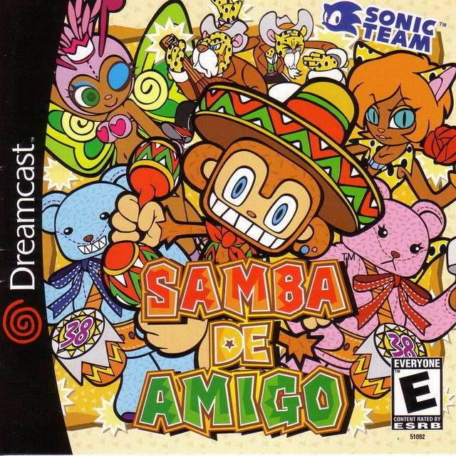 Samba De Amigo with Maracas (Sega Dreamcast) - Game Manual Only