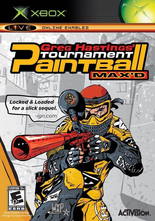 Greg Hastings' Tournament Paintball Max'd (Xbox) - Game Manual Only