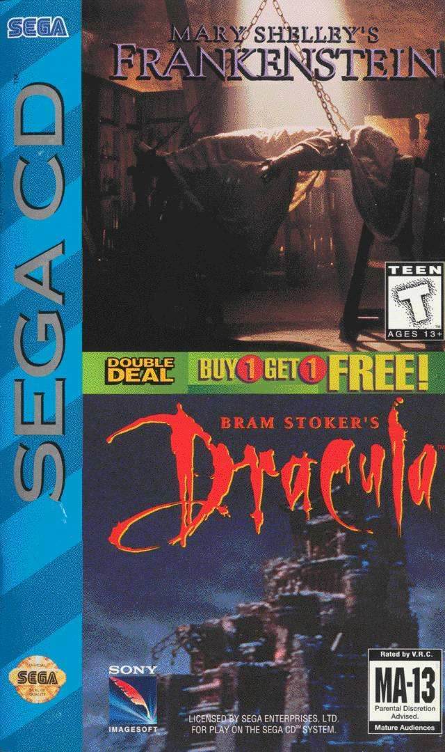 Mary Shelley's Frankenstein / Bram Stoker's Dracula (Sega CD) - Game Manual Only