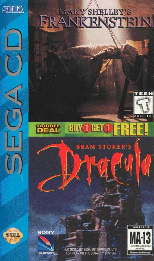 Mary Shelley's Frankenstein / Bram Stoker's Dracula (Sega CD) - Game Manual Only