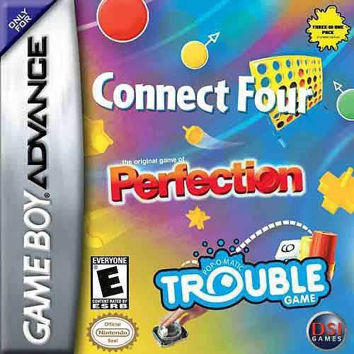 Connect Four / Perfection / Trouble (Gameboy Advance) - Game Manual Only