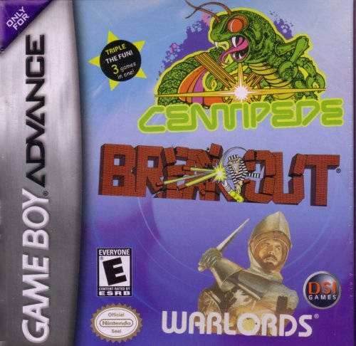 Centipede / Breakout / Warlords (Gameboy Advance) - Game Manual Only