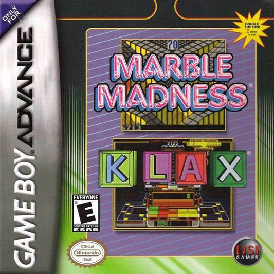 Marble Madness / Klax (Gameboy Advance) - Game Manual Only