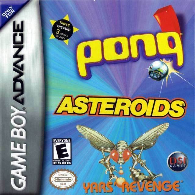 Asteroids / Pong / Yar's Revenge (Gameboy Advance) - Game Manual Only