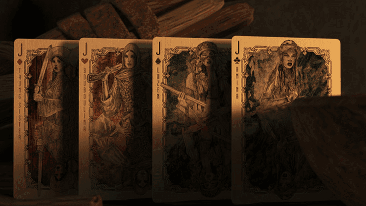 Warrior Women V2 Playing Cards by Headless Kings - 