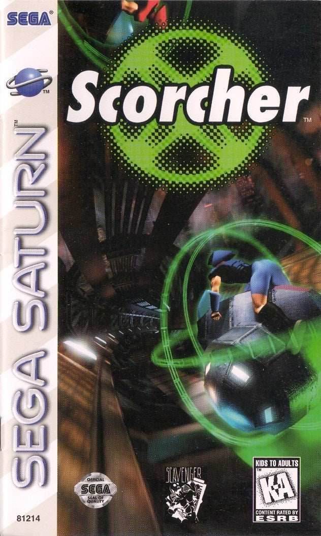 Scorcher (Sega Saturn) - Game Manual Only