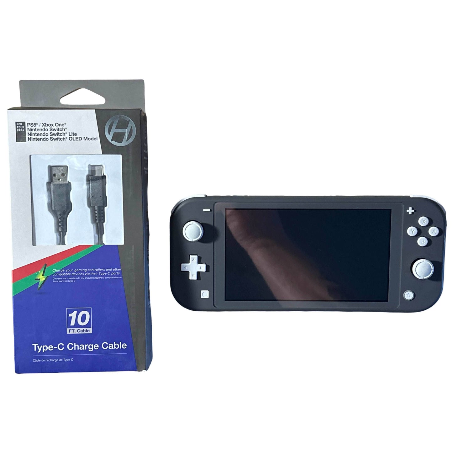 Nintendo Switch™ Lite [Gray] (Console Game Bundle) - 