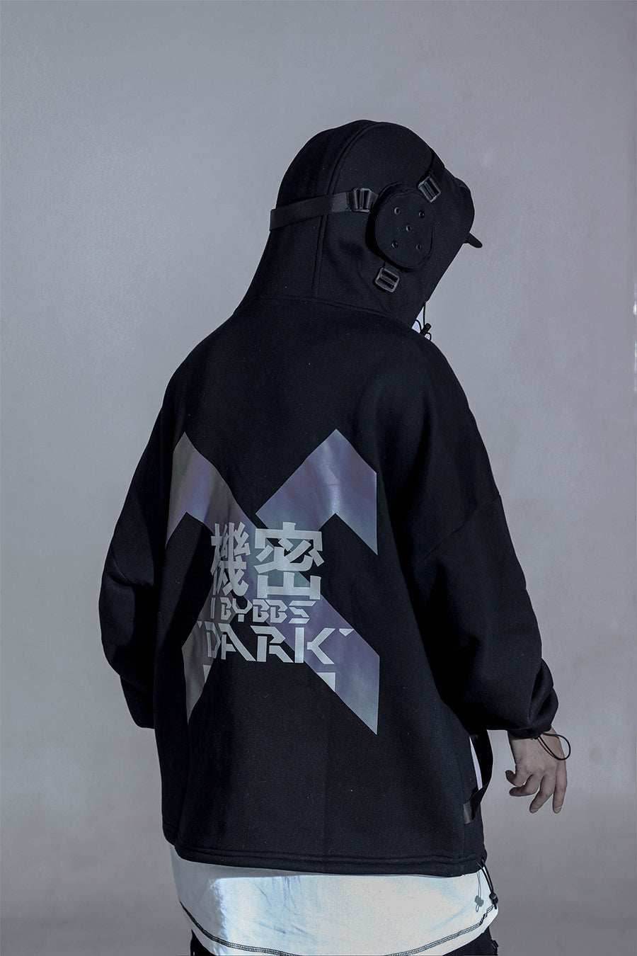 HiH13 Secret X Hoodie - Black / M