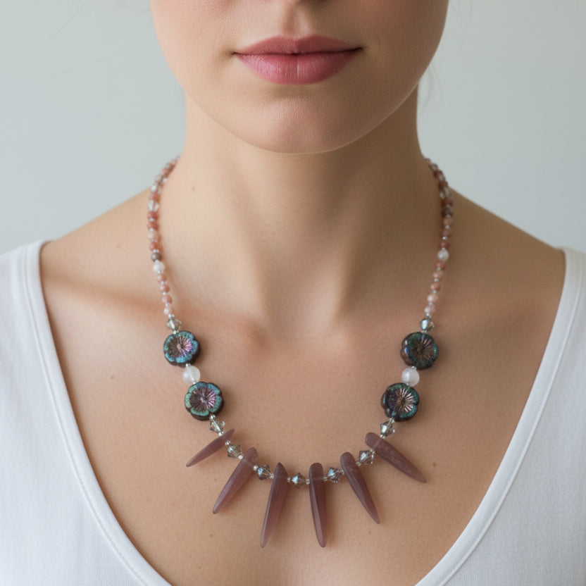 Highland Sunrise Crystal Necklace