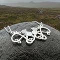 Scottish Meadow Thistle Necklace