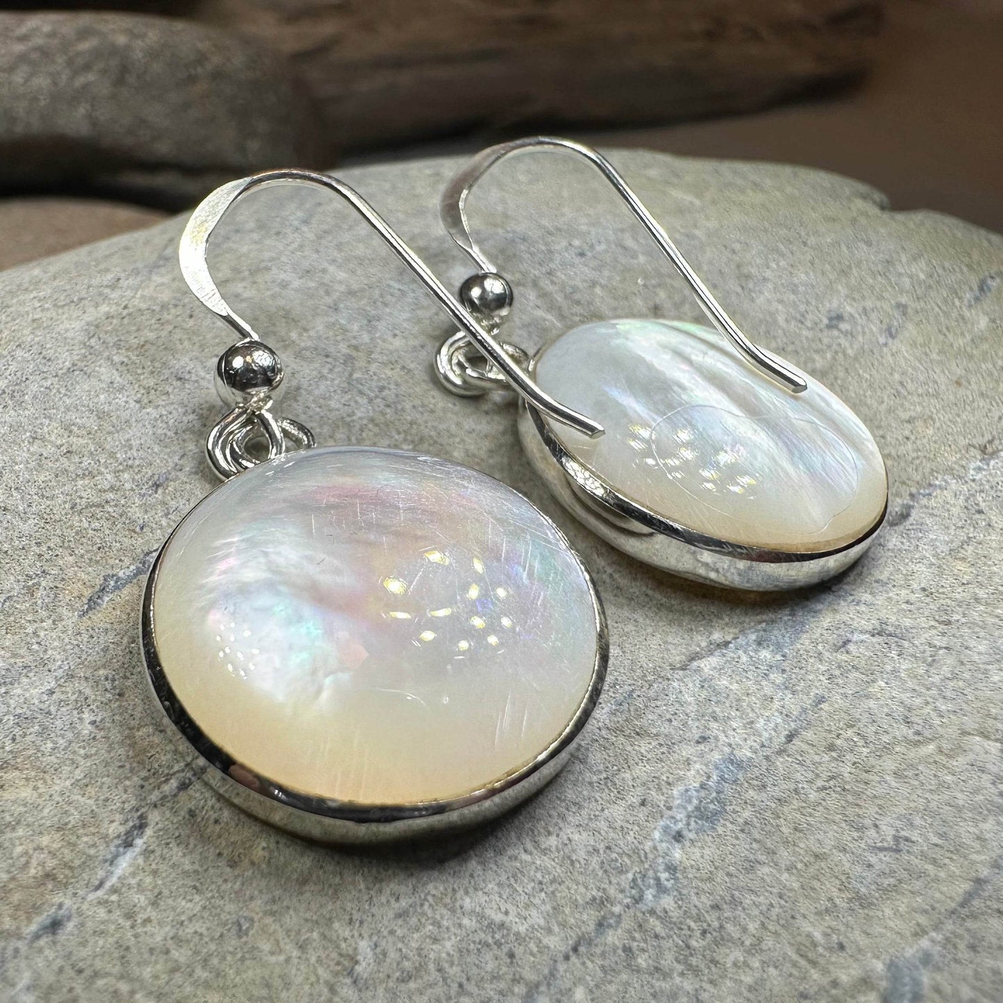 Veronica Tree of Life Earrings - Abalone Shell