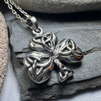 Peridot Shamrock Necklace