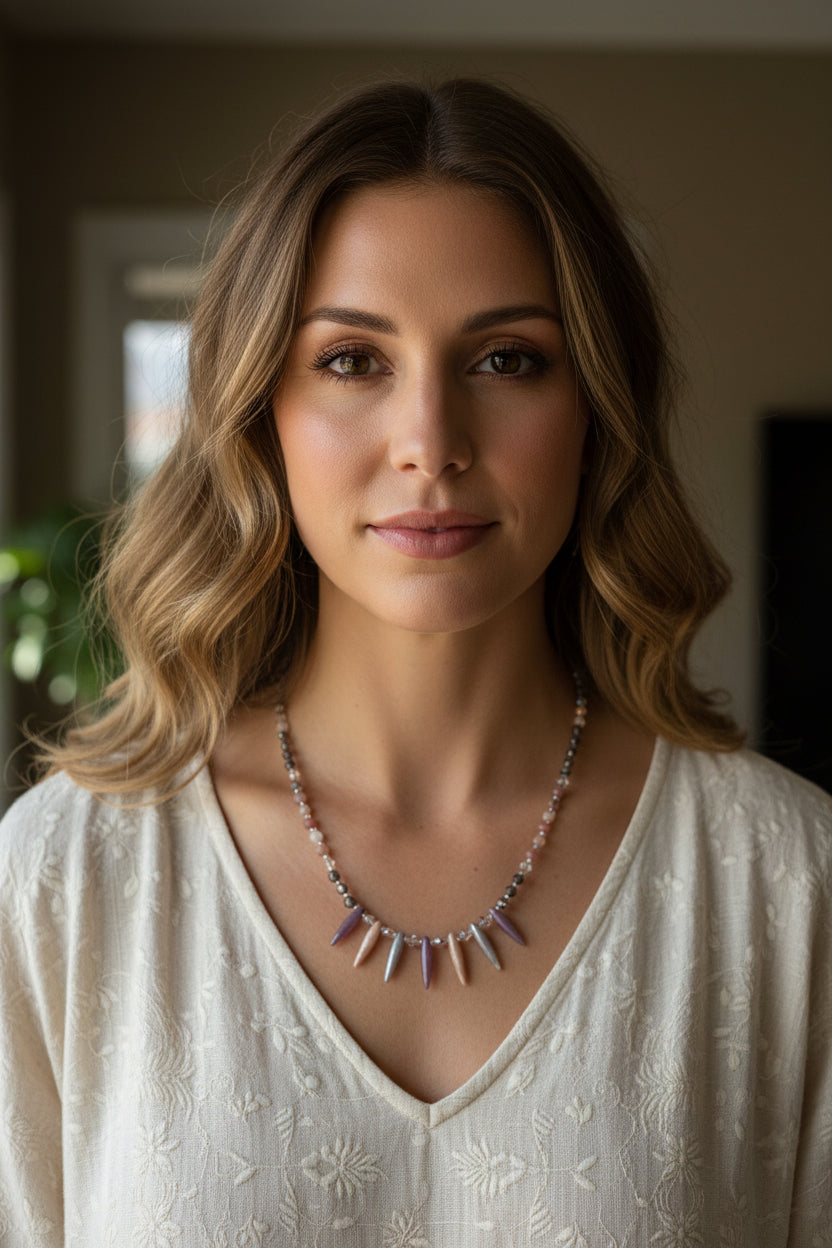 Highland Sunrise Crystal Necklace