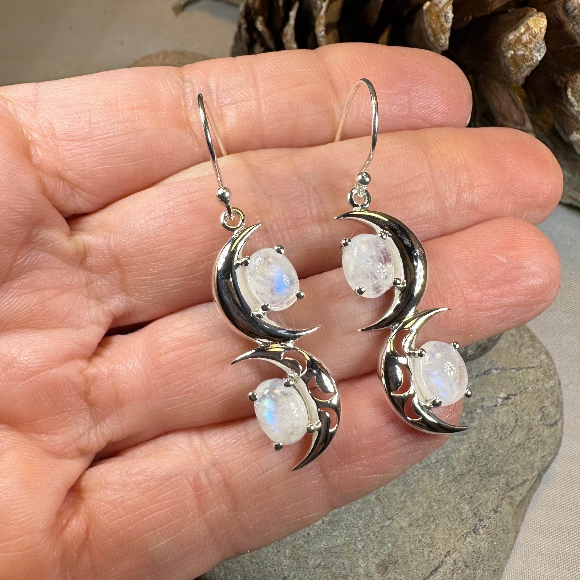 Mystic Dream Moonstone Earrings - 