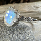 Diana Moonstone Promise Ring