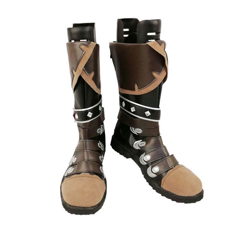 Genshin Impact cos clothes Duluk cos game full suit cosplay clothing matching shoes - Luke's shoes / 36