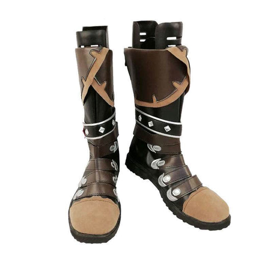 Genshin Impact cos clothes Duluk cos game full suit cosplay clothing matching shoes - Luke's shoes / 36