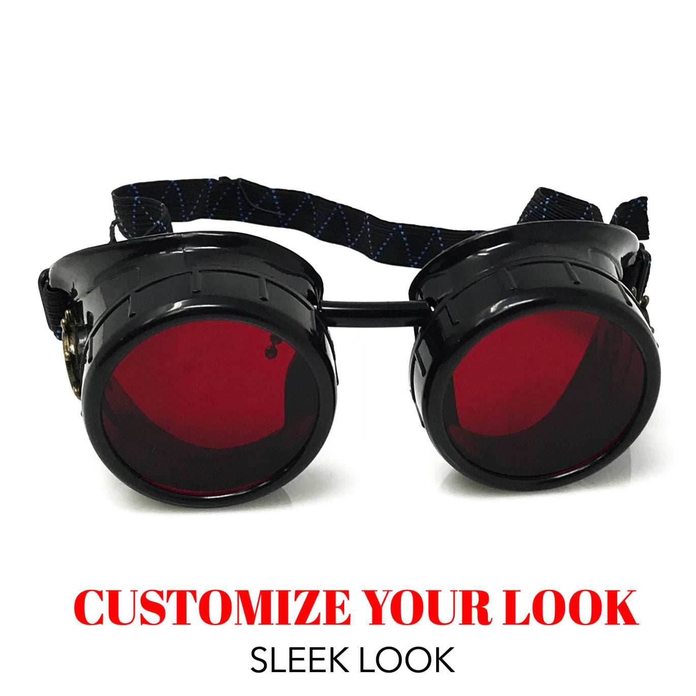 Steampunk Mad scientist goggles - green