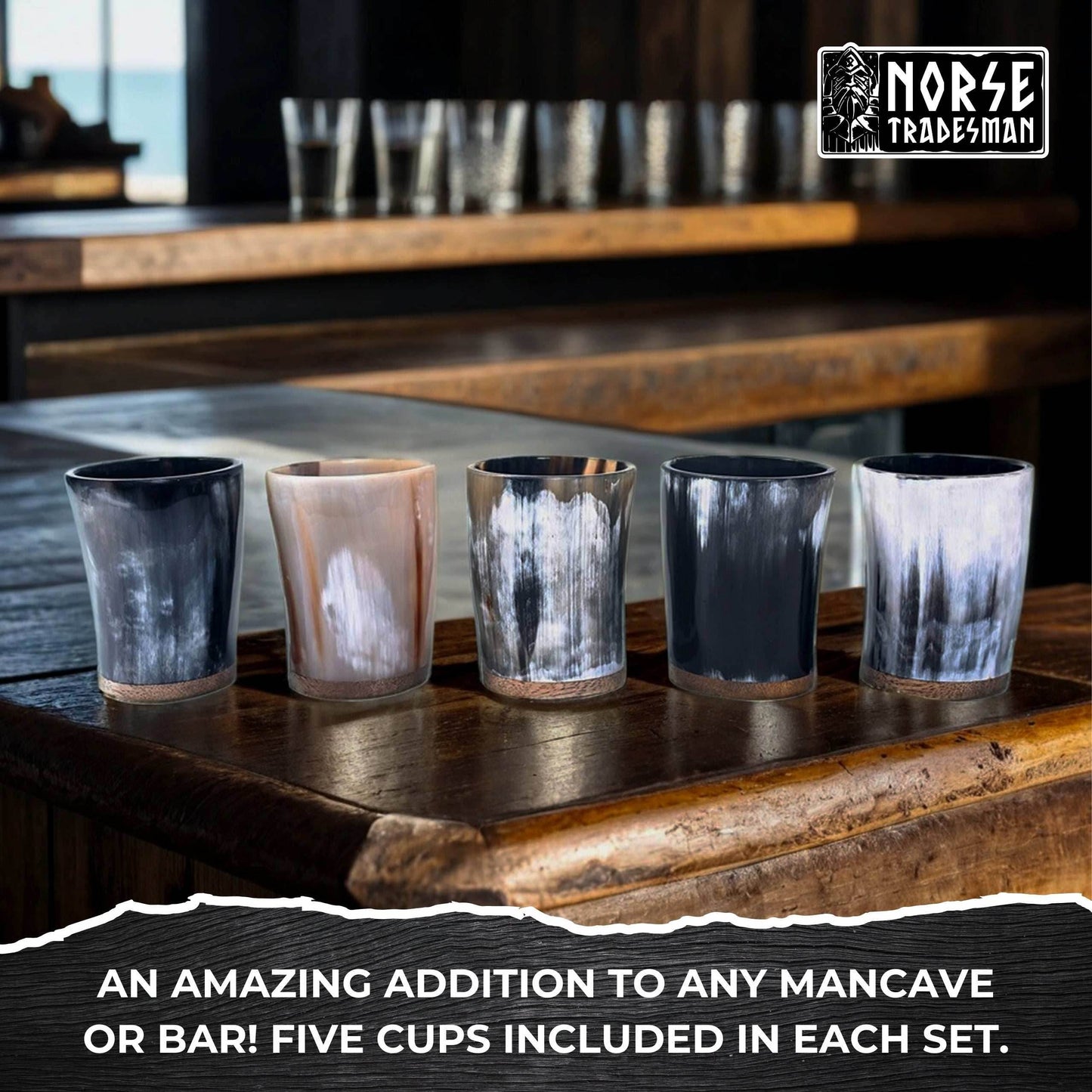 Horn Shot Cups (5-Pack) - 