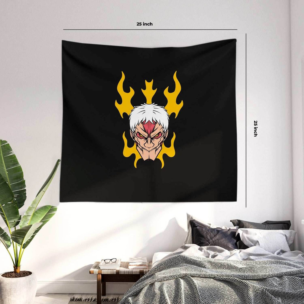 Wall Tapestry 25in x 25in - AOT - Armor - Yellow