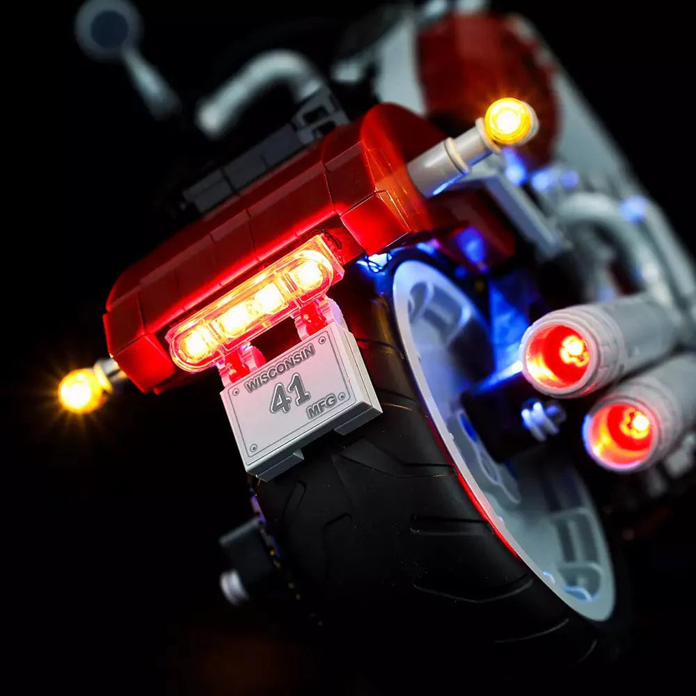 LEGO Harley-Davidson® Fat Boy® #10269 (Wheel Blue) Light Kit