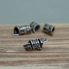 Rune Beard Rings - (Silver - 4) - 