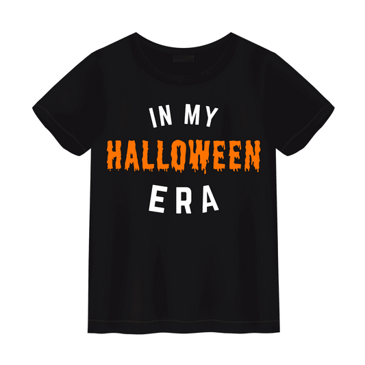 In My Halloween Era Tee (Curved) - Small / Orange