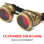 Dystopian apocalyptic goggles